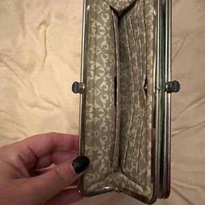 Green Hobo Wallet used but still in good condition